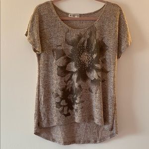 Agenda XL top with rhinestones